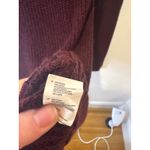 MLTATM Burgundy Cowl Neck Chunky Knit Sweater Dress Tunic Size M Purple Size M Photo 2