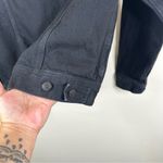 Everlane Jean Jacket Womens Small Black Cotton Denim Button Up Coat Photo 5