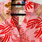 Farm Rio Lobster Print Oversized Button-Front Shirt/Tunic, Size S Photo 6