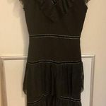 J.O.A. Women black crepe midi fit & flare Elegant Black Lace Dress size XS Photo 0