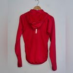 Nike Hooded 1/2 Zip Red Dri Fit Running Pullover sz S Photo 1