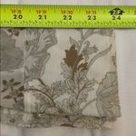 Liz Claiborne Collection Beige Floral Silk Blouse Shirt Set Womens Size Large Tan Photo 7