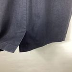 Sandra Darren  Denim Ruffle Dress Size 10 Dark Wash Photo 4