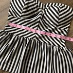 Rampage black and cream strapless top size small Photo 5