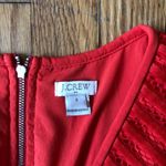 J. Crew EUC Women's Eyelet Fit & Flare Bright Orange V Photo 1