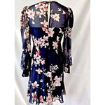 Eliza J  Floral Asymmetrical Ruffle Shift Dress Womens Size 4 NWOT Photo 4