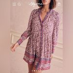 Sézane Sèzane Courte Lio Dress Mini Flowers Violet Photo 1