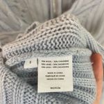 Naadam Women's Blue Cashmere Open Back Turtleneck Half Photo 4