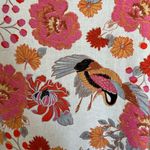 Original One of a kind Handmade Floral Cap Sleeve Linen cotton Tunic Dress M Size M Photo 3