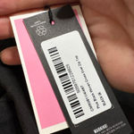 Pretty Little Thing Plus Black Woven Cross Over Zip Front Bodysuit Top Size 26 Photo 3