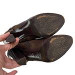 Diane Von Furstenberg  Leather Ankle Booties Braided Studded Brown Suede Size 7.5 Photo 11