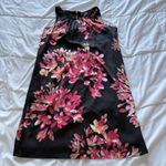 Dana Buchman  Red Floral Flower Womens Size Medium Sleeveless Mini Dress Office Photo 0