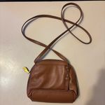 Hobo Brown Leather Small Coastal Cowgirl Fisherman Preppy Boho Crossbody Bag Photo 3