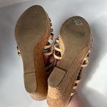 Franco Sarto Sombre Wedge Sandal in Beige Strappy Gladiator Sandals Spring 9 Photo 5