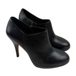 Vince Camuto Booties Womens Size 8.5 Black Leather Modern Quiet Luxury Old Money Photo 5
