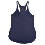 Lululemon Womens Scoop Neck Tunic Tank Top No Size Striped Blue Racerback Gym Photo 3