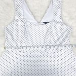 Torrid Retro White Polka Dot Sleeveless Swing Dress Knee Length Knit Size 14 Photo 8