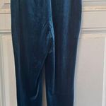 INC international Concepts Women Velvet Stretch Jogger Pant Blue Size S Photo 0