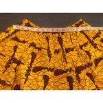 Öfuurë African Print Knee Length Skirt Yellow & Red Ankara High Waist Size L Size L Photo 3