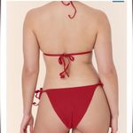 ANDIE String Bikini Set Ribbed Flame Red size XL NWT/NWOT Photo 1