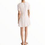 Madewell Tie-Sleeve Retro Dress in Dutch Dandelion Cream Micro Floral size 8 Photo 1