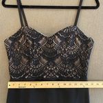 Jodi Kristopher  11 Black Cage-Back Lace Dress Photo 4