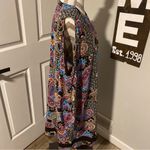 Nicole Miller women’s black Paisley Print social Dress size 16 Photo 3