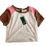 Wild Fable Women's Colorblock Short Sleeve T-Shirt - Size Medium - NWT Photo 0