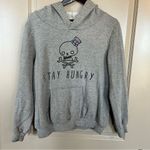 Stay Hungry Pullover Hoodie Gray Size M Photo 1