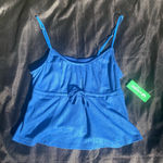 π NWT Honeydew Intimates Small Blue Crotchet Babydoll Camisole Tank Top π Photo 1