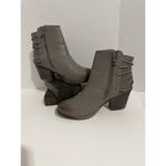 Rue 21 Tan Ankle Booties -‎ Versatile Zip Heeled boot - Women's size 7/8 Boho Country Photo 8