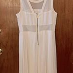 XOXO White Mesh Skater Pleated Dress by  Photo 1