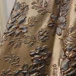 David's Bridal David’s Bridal Metallic Jaquard Spaghetti Strap Dress Photo 8