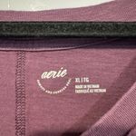Aerie  Plum Oversized V-Neck Top Photo 2