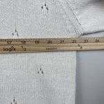 American Vintage Vtg CG Designs Women Sweater Sz M White Floral Embroidered Grandma Cottage Core Photo 6