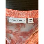 Susan Graver  QVC Tunic Womens Pllus Sz 24W Floral Chiffon Sheer Tiered‎ Feminine Photo 4