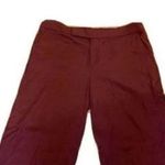 Banana Republic  Women's Wide-Leg Pants Size 8 Maroon Casual Spring Photo 4
