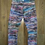Lululemon Wunder Train High-Rise Crop Leggings 21” Digital Oasis White Multi 6 Photo 1