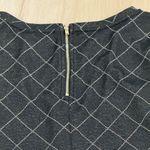 Skies Are Blue  Black & Gold Diamond Pattern Shift Dress – NWT Photo 7