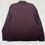 Chico's Mock Neck Pullover Sweater Abstract Print Long Sleeve Top Size 1 US M Photo 7