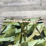 Free People Movement Stadium printed green camo pants drawstring size medium J39 Photo 5