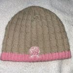 Top Of The World Maryland Terps Women’s Pink/Beige Beanie OS -EUC Photo 0