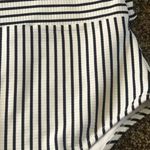 Shade & Shore  Women’s One Piece Swimsuit Black & White Striped Size XL Photo 4