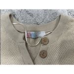 Free People  Hailee Long Sleeve Cotton Sweater Dress XS Tan Photo 3