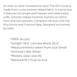 Sabo Skirt Sabo | Ellis cable knit cardi Photo 2