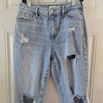 PacSun Mom Jeans Womens Size 28 Blue Distressed Ripped Relaxed Fit Medium Wash Photo 2