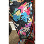 Long Sarong Wrap Scarf Coverup Tropical Birds Of Paradise Floral Resortwear Size undefined Photo 1