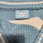 Taylor Swift  1989 Cardigan Blue White Cable Knit Sweater XS SM Taylor's Version Photo 11
