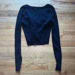 Garage black long sleeve top Photo 1