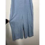 Mango Denim Wide Leg Cropped Jumpsuit Size XS Photo 1